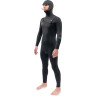 Гидрокостюм DAKINE MEN'S MISSION CHEST ZIP HOODED 4/3mm Black Размер XXL DK22M43HMZ (0604565592590)